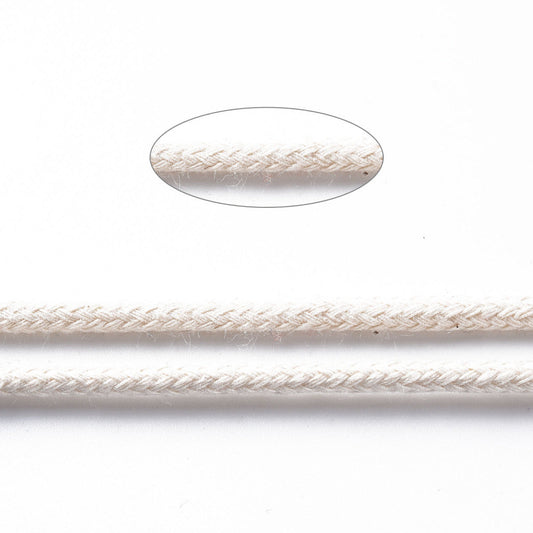Macrame Cotton Cord White 3MM 50M Roll | Alberta Bead Store