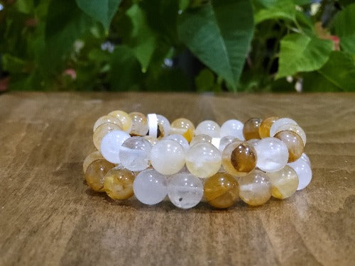Golden Healer Bracelet - Witches Ink LTD - O/A Crystals and Sun Signs