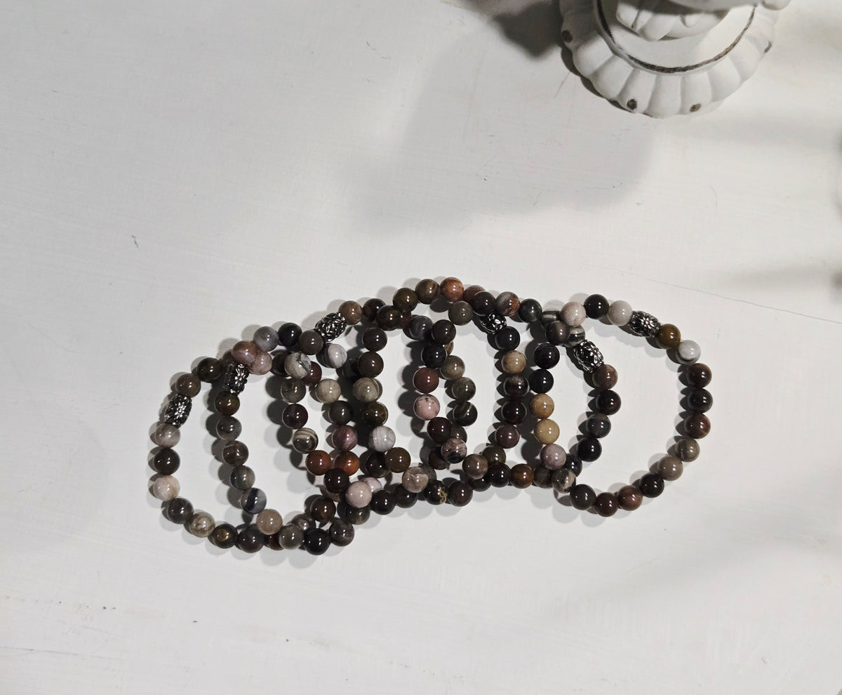Petrified Wood Bracelet | The Stone of Stability - Crystals and Sun Signs Co