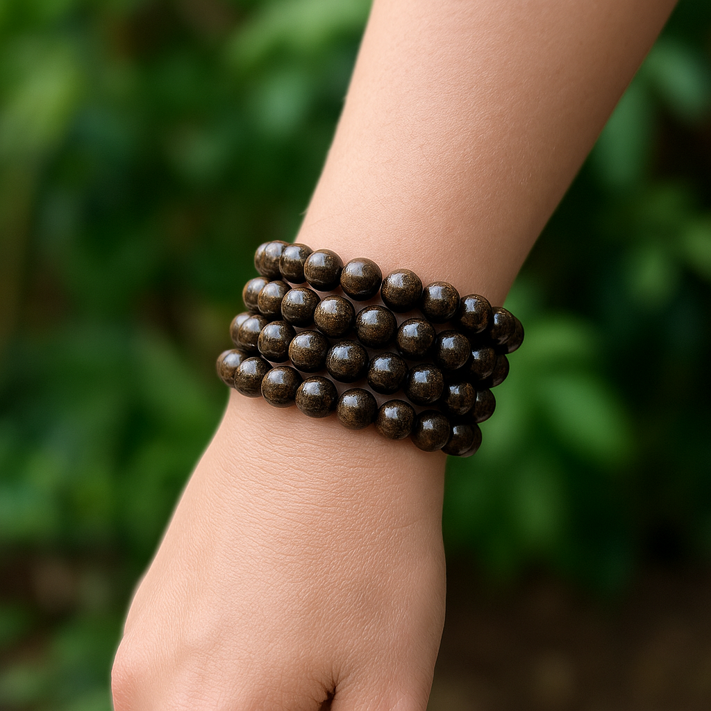 Bronzite Gemstone Bracelet | The Stone of Confidence - Crystals and Sun Signs Co