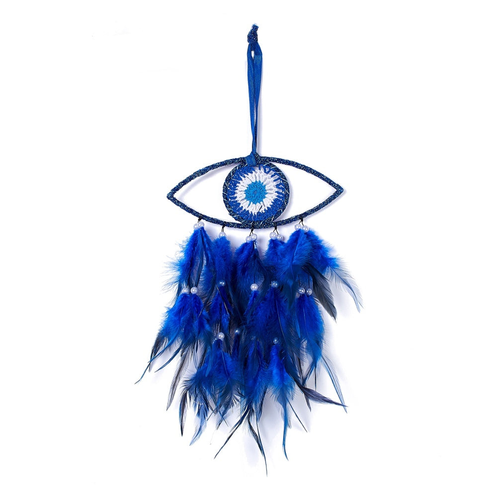 Blue Evil Eye Wall Hanging Decoration - Premium Decor from Crystals and Sun Signs Co - Shop now at Crystals and Sun Signs Co