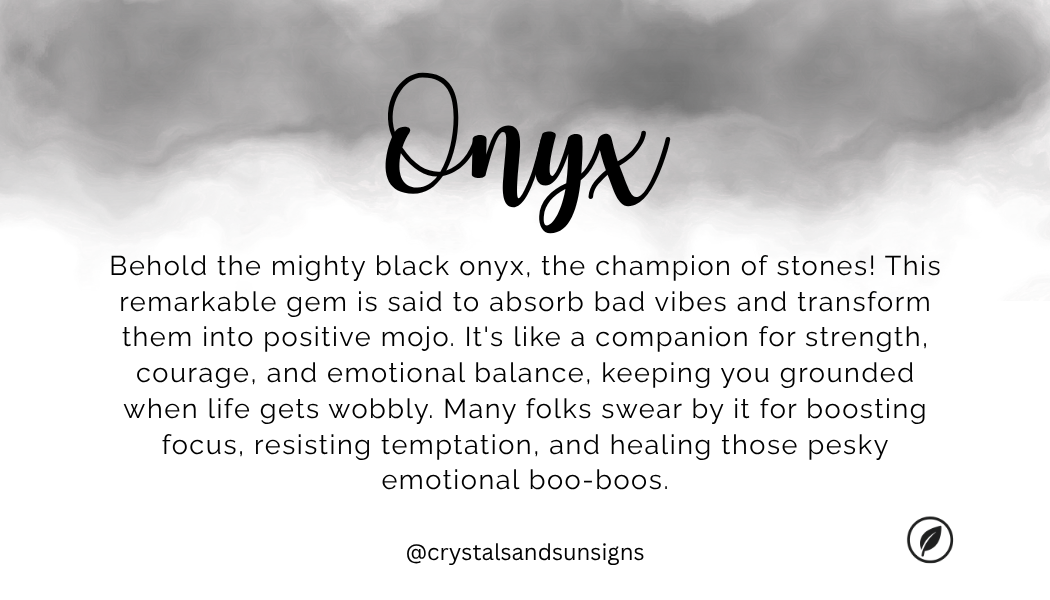 Onyx Gemstone Bead Bracelet | The Stone for Grounding