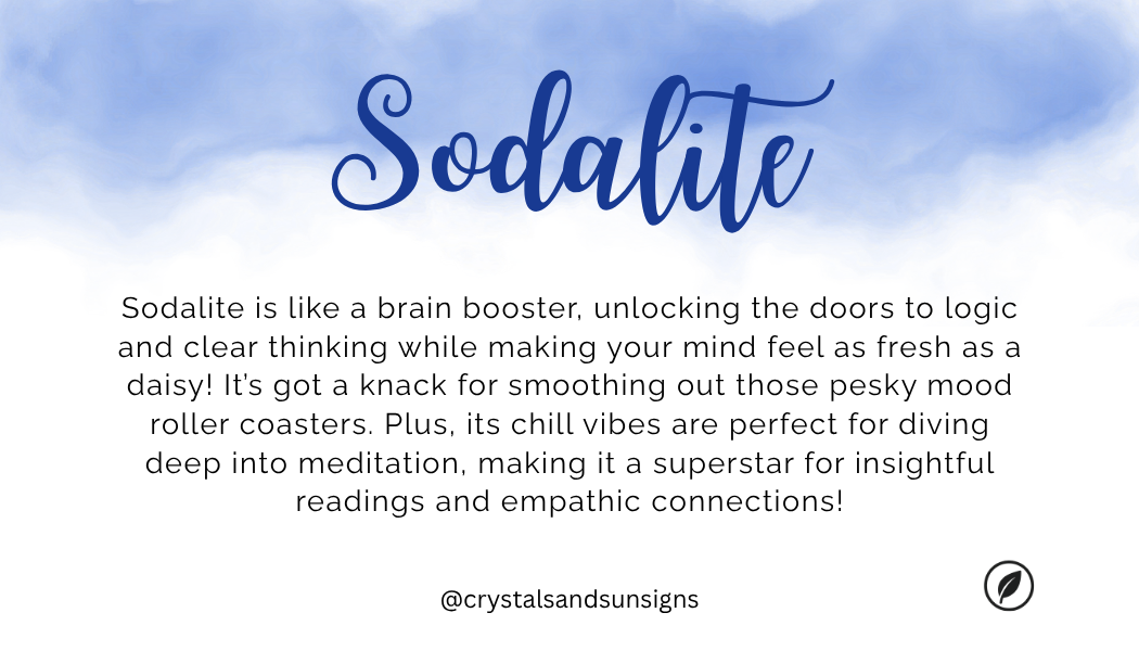 Sodalite Gemstone Bead Bracelet | The Stone of Communication