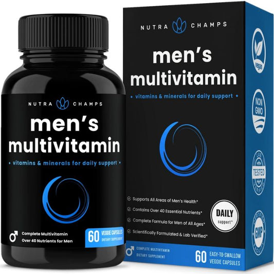 NutraChamps - Men's Multivitamin Supplement - Witches Ink LTD - O/A Crystals and Sun Signs