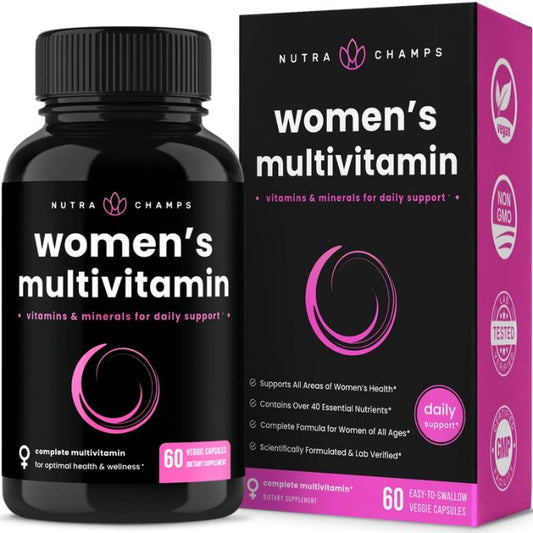 NutraChamps - Women's Multivitamin Supplement - Witches Ink LTD - O/A Crystals and Sun Signs