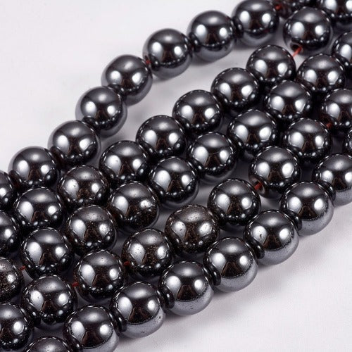 Hematite Beads Strands -All Colors and Sizes - Witches Ink LTD - O/A Crystals and Sun Signs