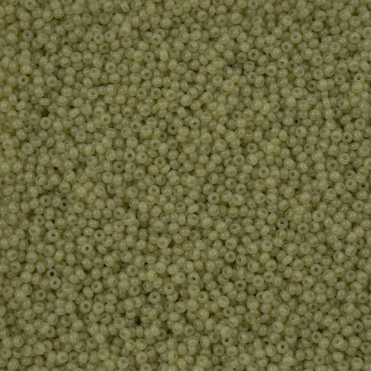 Czech Seed Bead 11/0 Alabaster Avocado Solgel