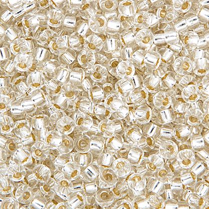 Miyuki Seed Bead 11/0 Crystal Silver Lined