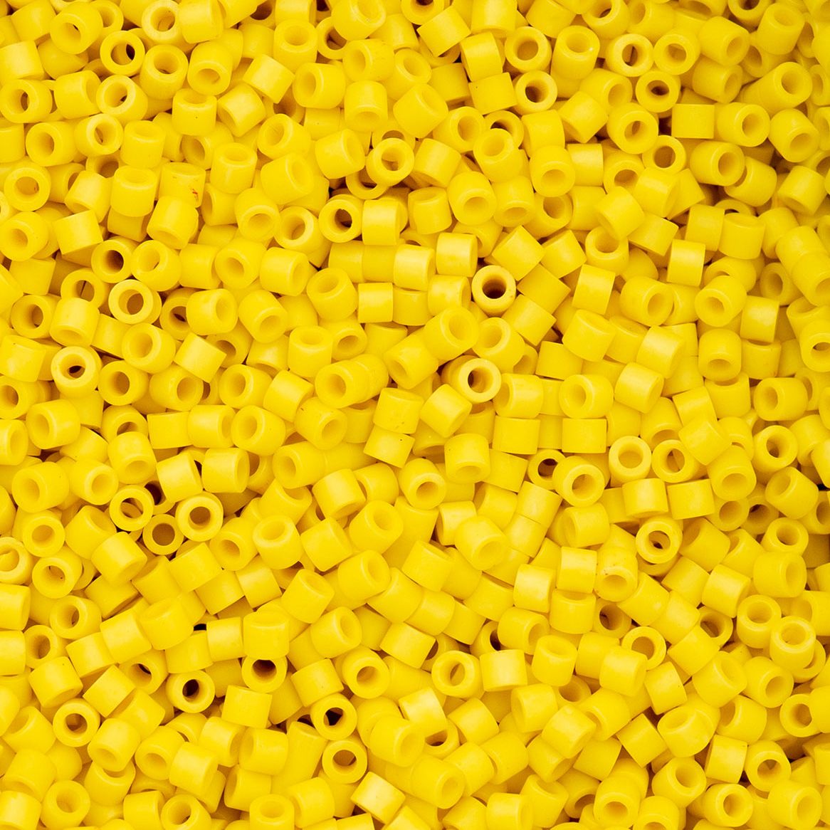 Cylin Bead 11/0 Opaque Yellow Matte