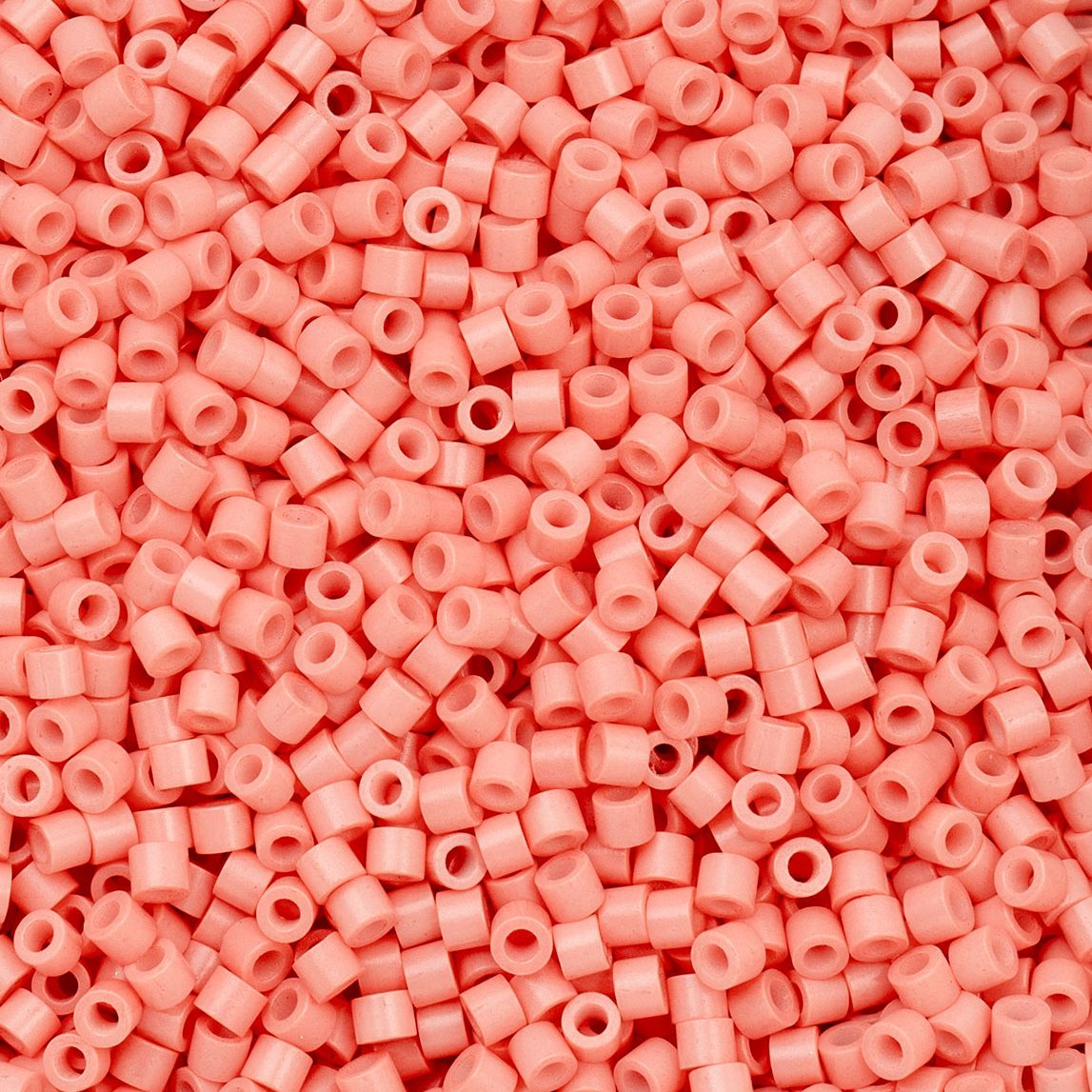 Cylin Bead 11/0 Opaque Soft Coral Pink