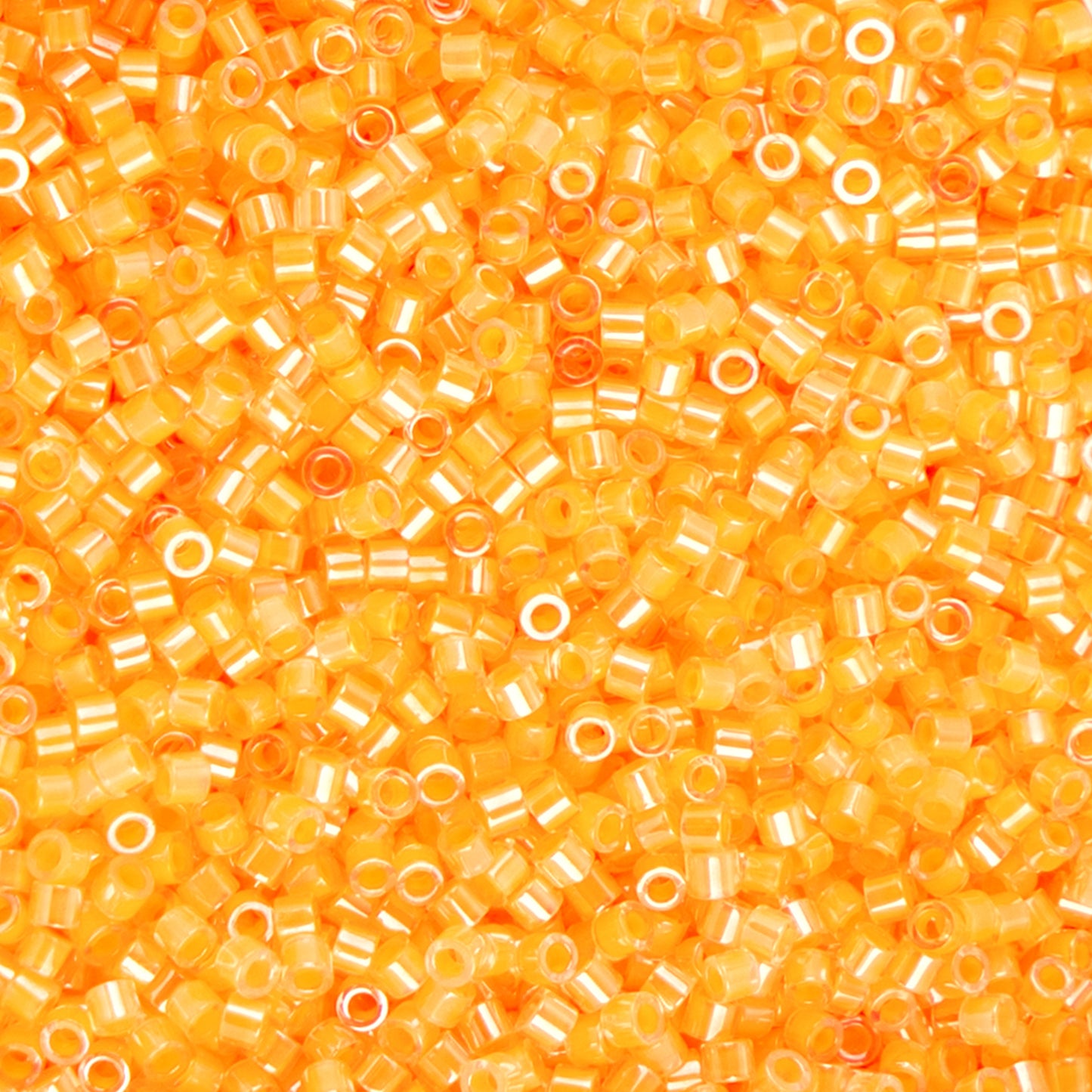 Cylin Bead 11/0 Neon Light Orange - Alberta Bead Store