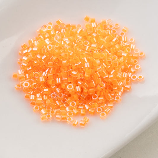 Cylin Bead 11/0 Neon Light Orange - Alberta Bead Store