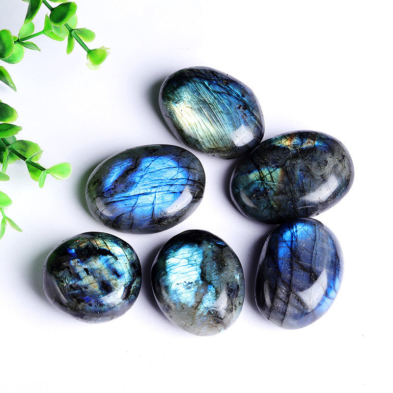 Labradorite Gemstone Cabochon Oval Shape - Witches Ink LTD - O/A Crystals and Sun Signs