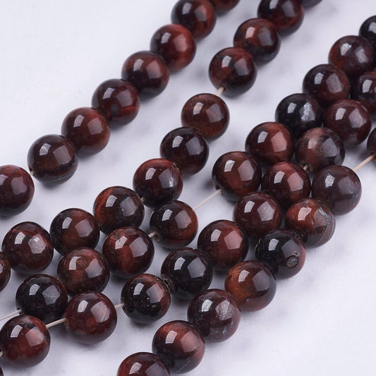 Red Tiger Eye Stone Gemstone Beads - All Sizes - Witches Ink LTD - O/A Crystals and Sun Signs