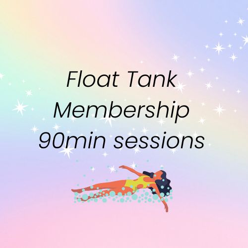 Float Session Monthly Membership ~ 90min Float Only - Crystals and Sun Signs