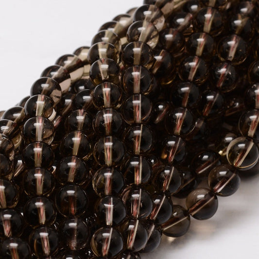 Smoky Quartz Gemstone Beads - All Sizes - Witches Ink LTD - O/A Crystals and Sun Signs