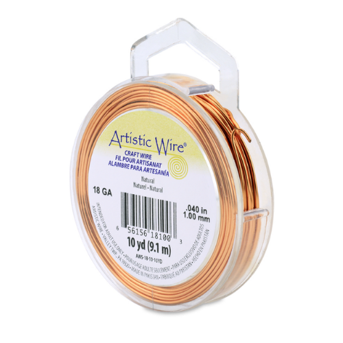 Artistic Wire 18ga Natural Copper 10yrd | Alberta Bead Store