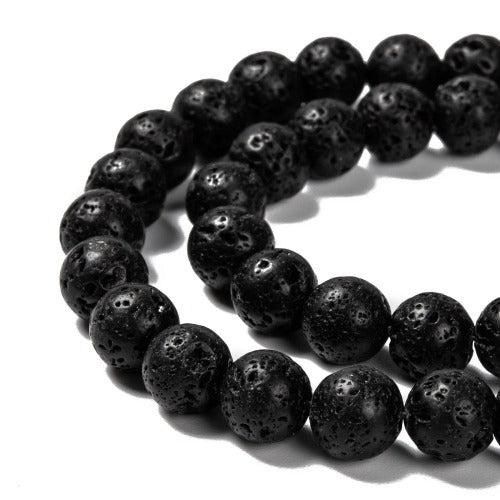 Black Lava Beads | Alberta Bead Store
