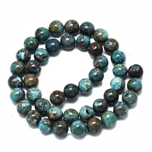 Blue Wave Jasper Gemstone Bead (Dyed) - Alberta Bead Store