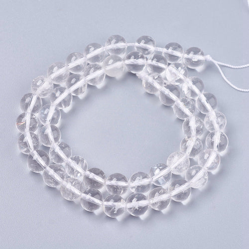 Clear Quartz Gemstone Bead | Alberta Bead Store