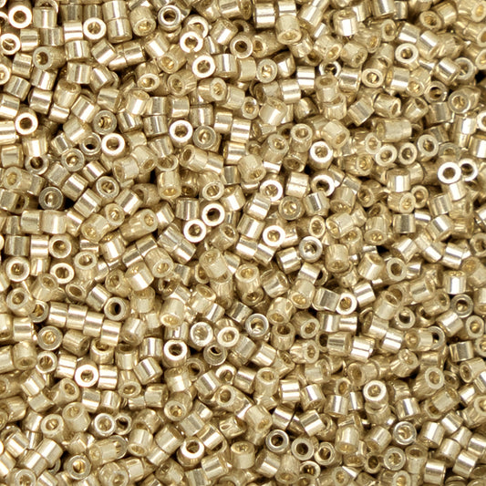Cylin Bead 11/0 Metaluxe Silver - Alberta Bead Store