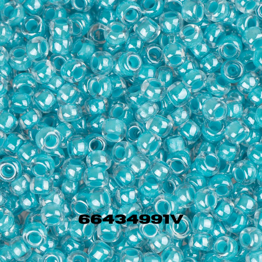 Czech Seed Bead 11/0 C/L Turquoise - Alberta Bead Store
