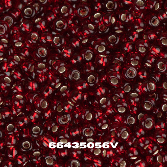 Czech Seed Bead 11/0 S/L Dark Red - Alberta Bead Store