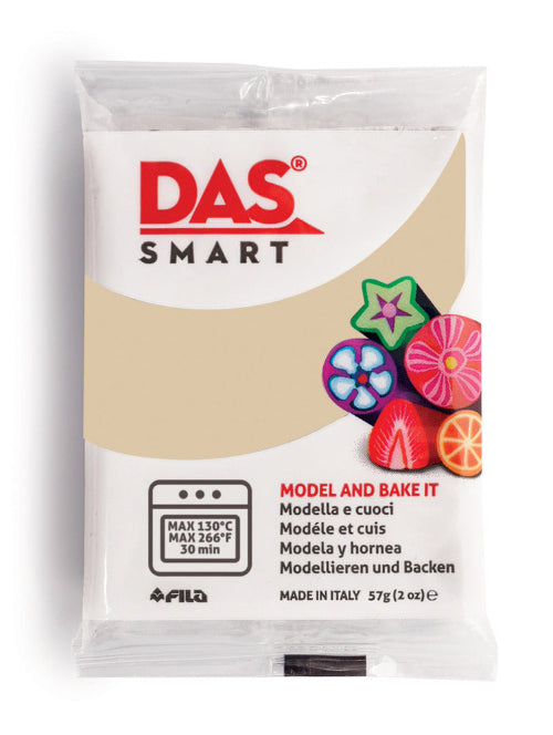 DAS Smart Polymer Clay, Beige (57g) | Alberta Bead Store