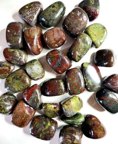 Dragons Blood Jasper Gemstone Tumbled | Crystals and Sun Signs Co