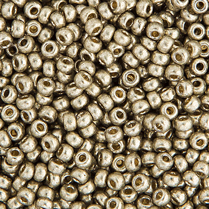 Miyuki Seed Bead 11/0 Duracoat Galvanized Lt.Pewter | Alberta Bead Store