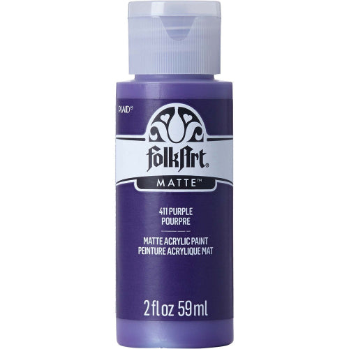 FolkArt Matte Acrylic Paint, 2 oz. - Purple | Alberta Bead Store