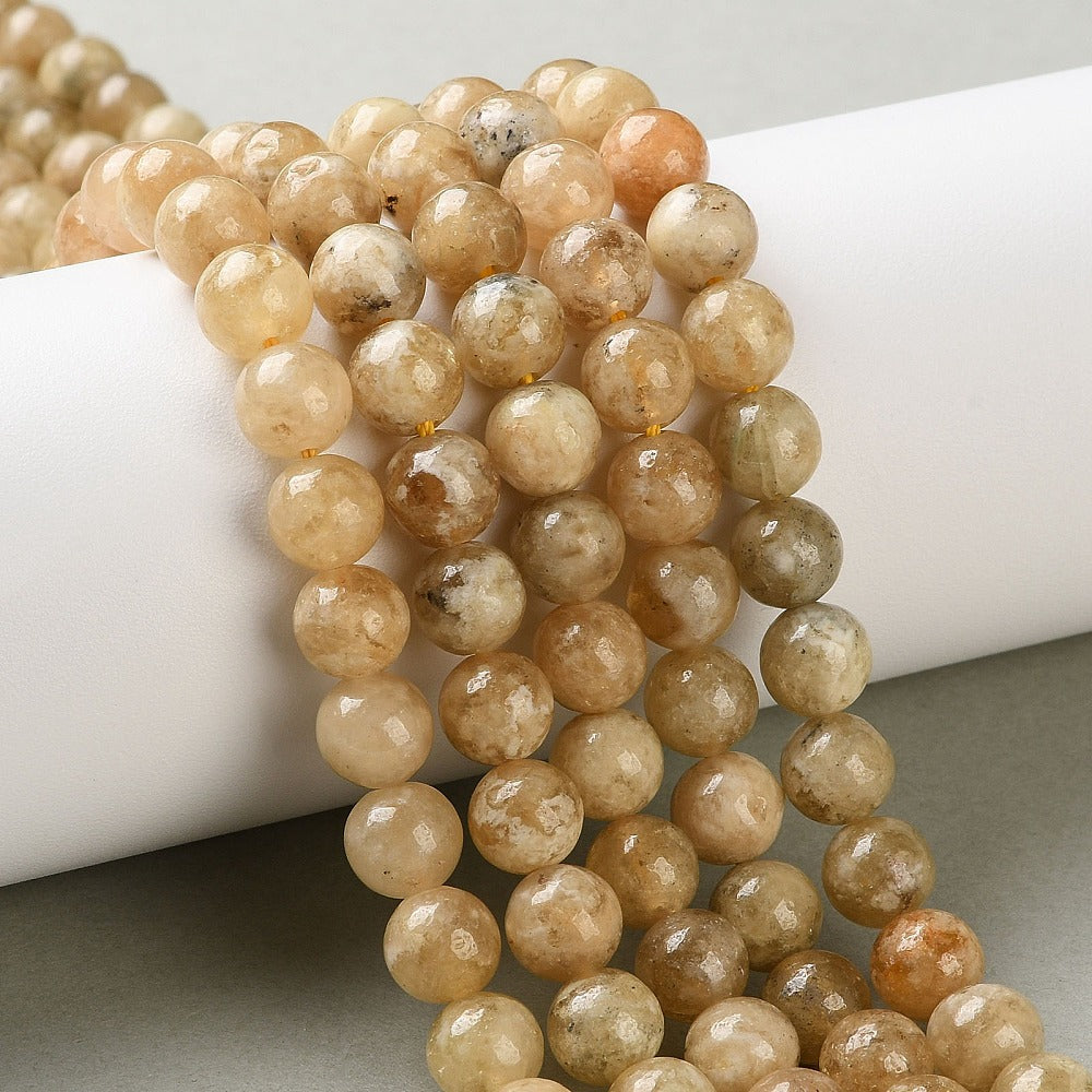 Yellow Garnet Gemstone Bead - Alberta Bead Store