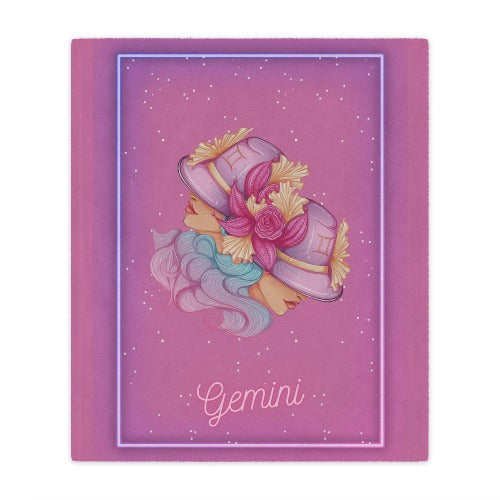 Astrology Plush Blankets 50x60 - Premium from Crystals and Sun Signs Co - Shop now at Crystals and Sun Signs Co