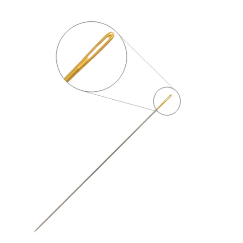 Gold Eye Beading Needle Size 10 7pc