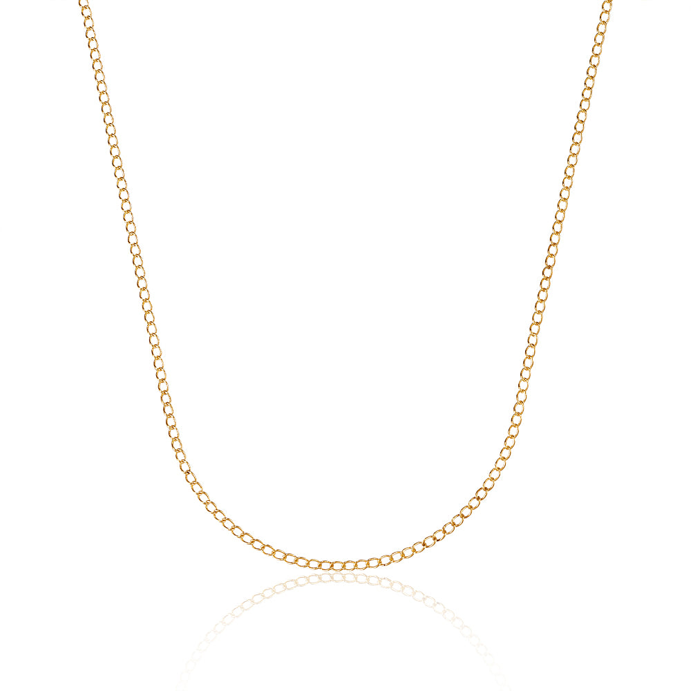 Curb Chain Brass Golden 3x2x.5mm 10M roll - Alberta Bead Store