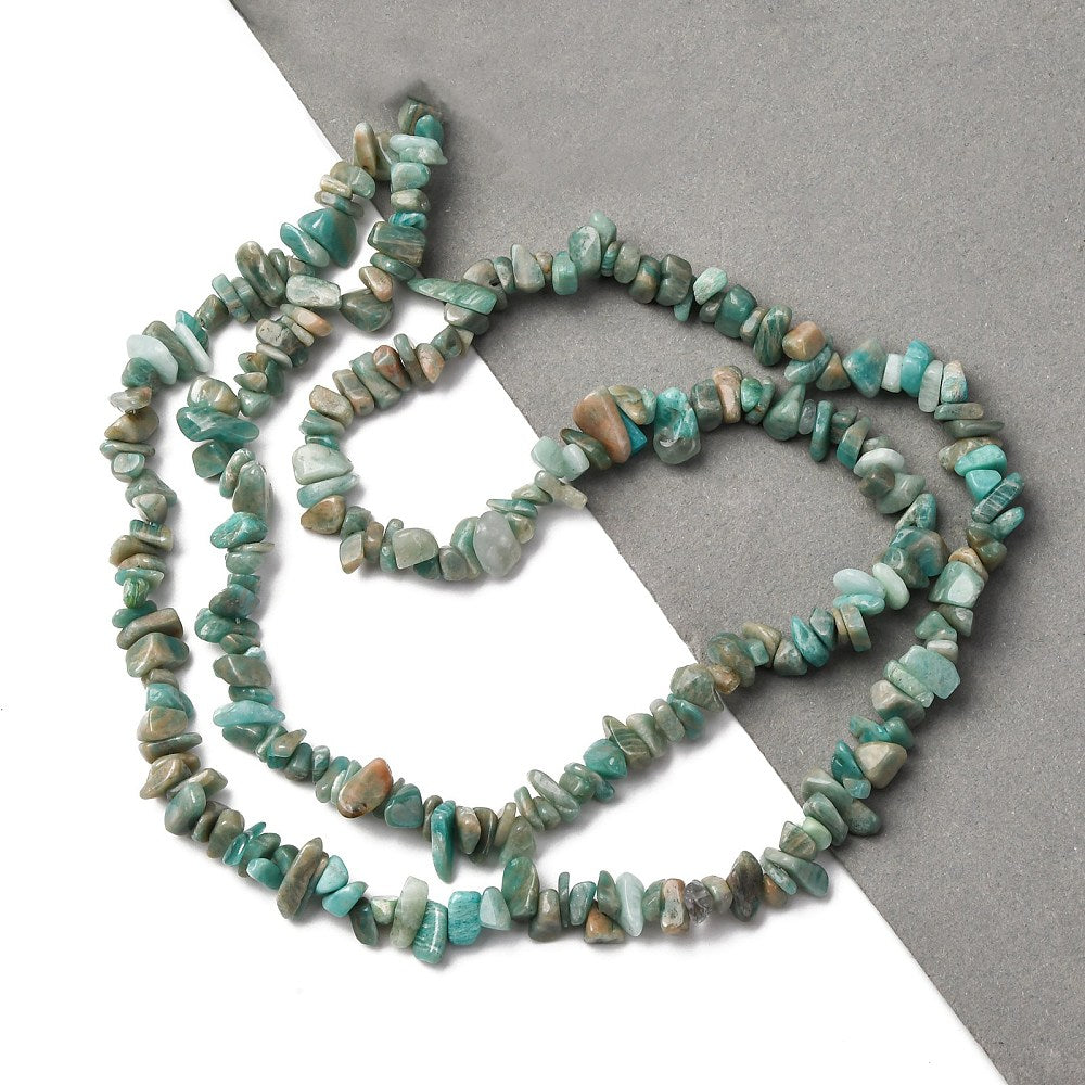 Amazonite Gemstone Chip Beads
