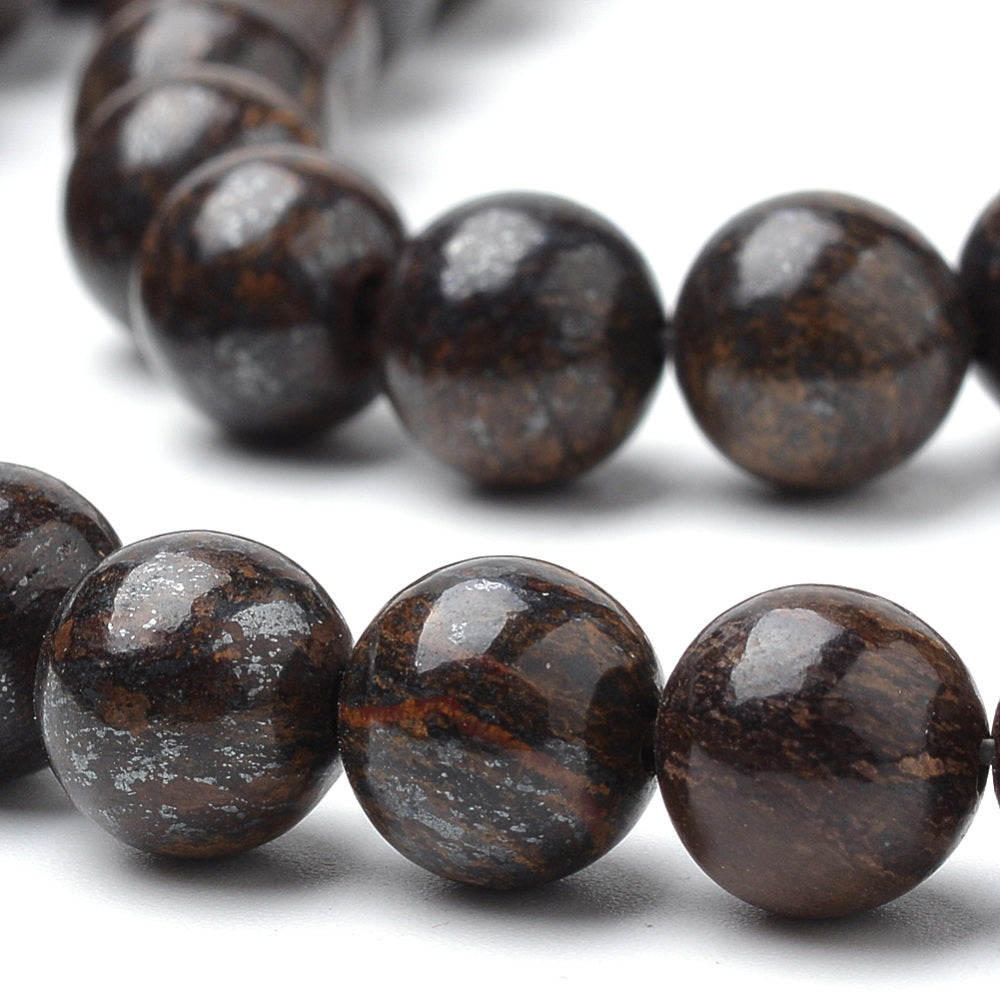Bronzite Gemstone Bead