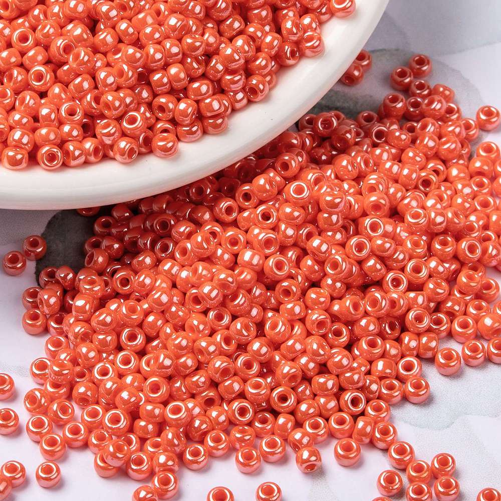 MIYUKI Seed Bead Orange Luster 8/0