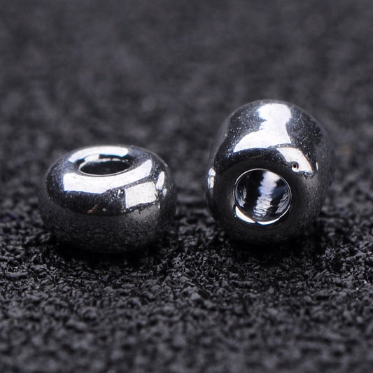 Glass Seed Bead Metallic Silver 8/0 50g