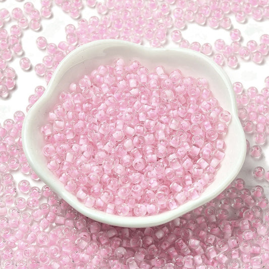 Glass Seed Bead C/L Pearl Pink 6/0