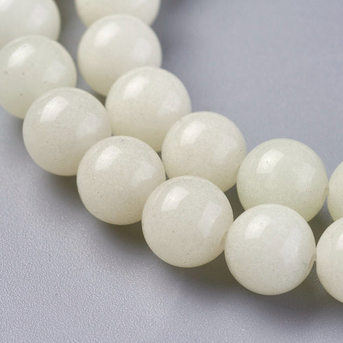 Luminous Stone White Bead - Alberta Bead Store