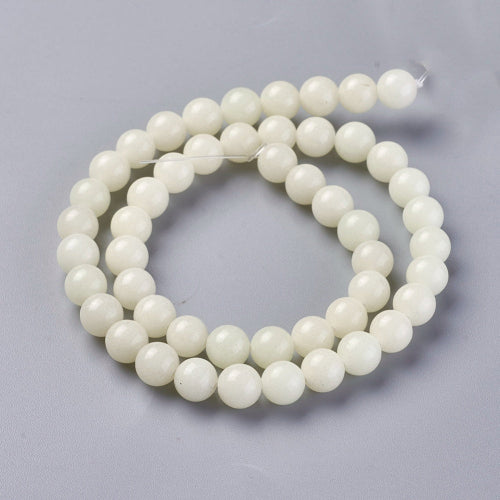 Luminous Stone White Bead - Alberta Bead Store