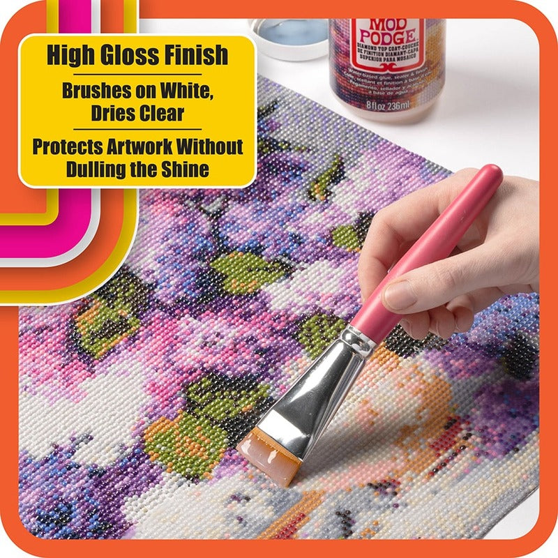 Mod Podge Diamond Top Coat (8oz) | Alberta Bead Store
