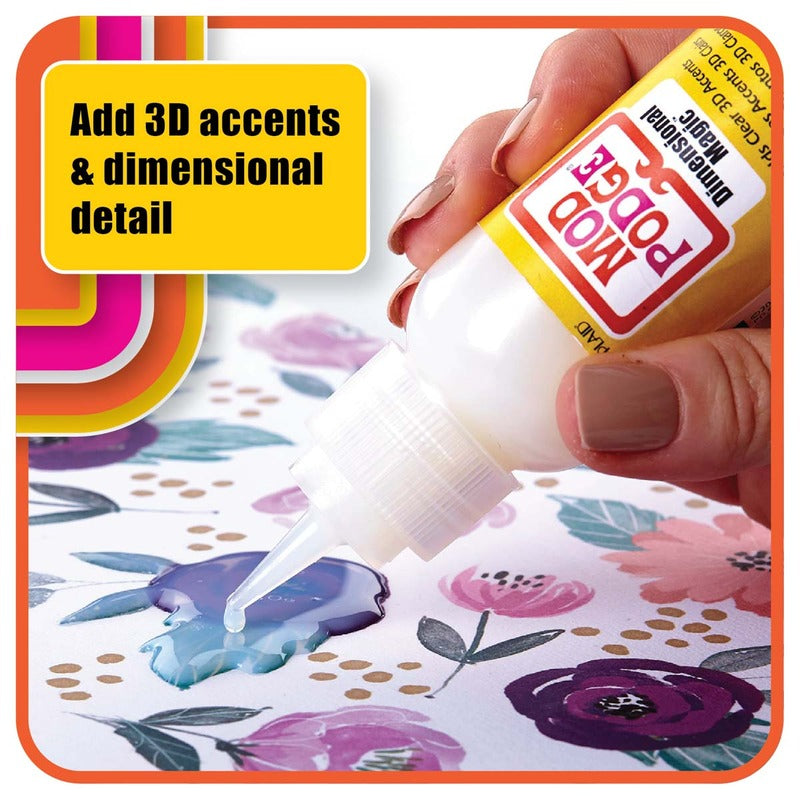 Mod Podge Dimensional Magic, Glitter Iridescent (2oz) | Alberta Bead Store