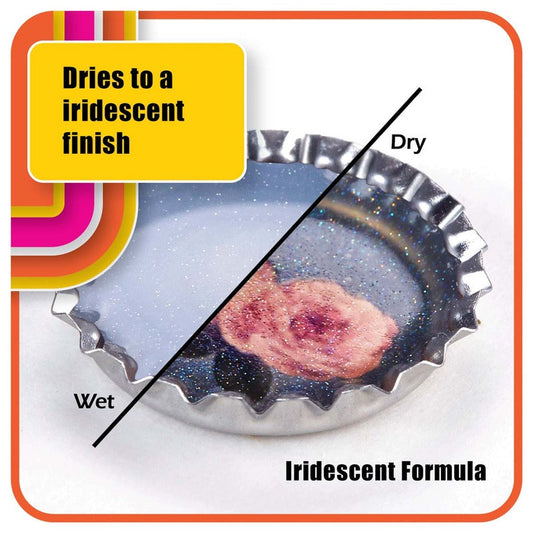 Mod Podge Dimensional Magic, Glitter Iridescent (2oz) | Alberta Bead Store