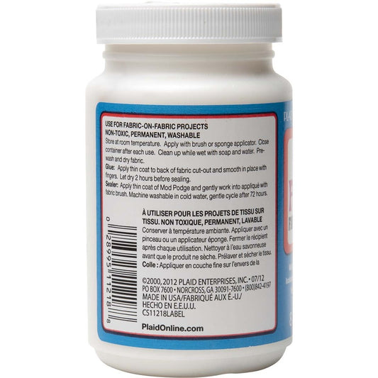 Mod Podge Waterbase Sealer/Glue/Finish, Fabric (8oz) | Alberta Bead Store