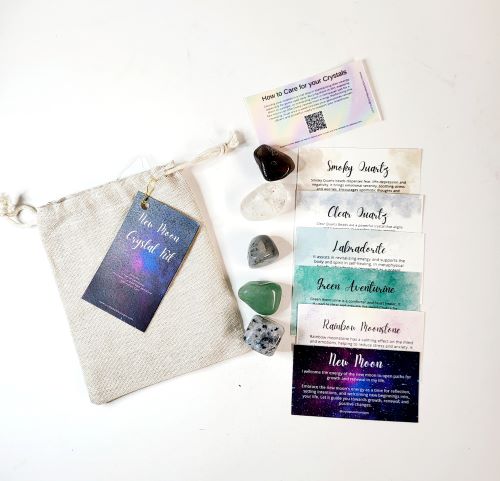 New Moon Gemstone Kit | Crystals and Sun Signs