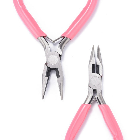 Jewelry Pliers Chain Nose Pink - Alberta Bead Store