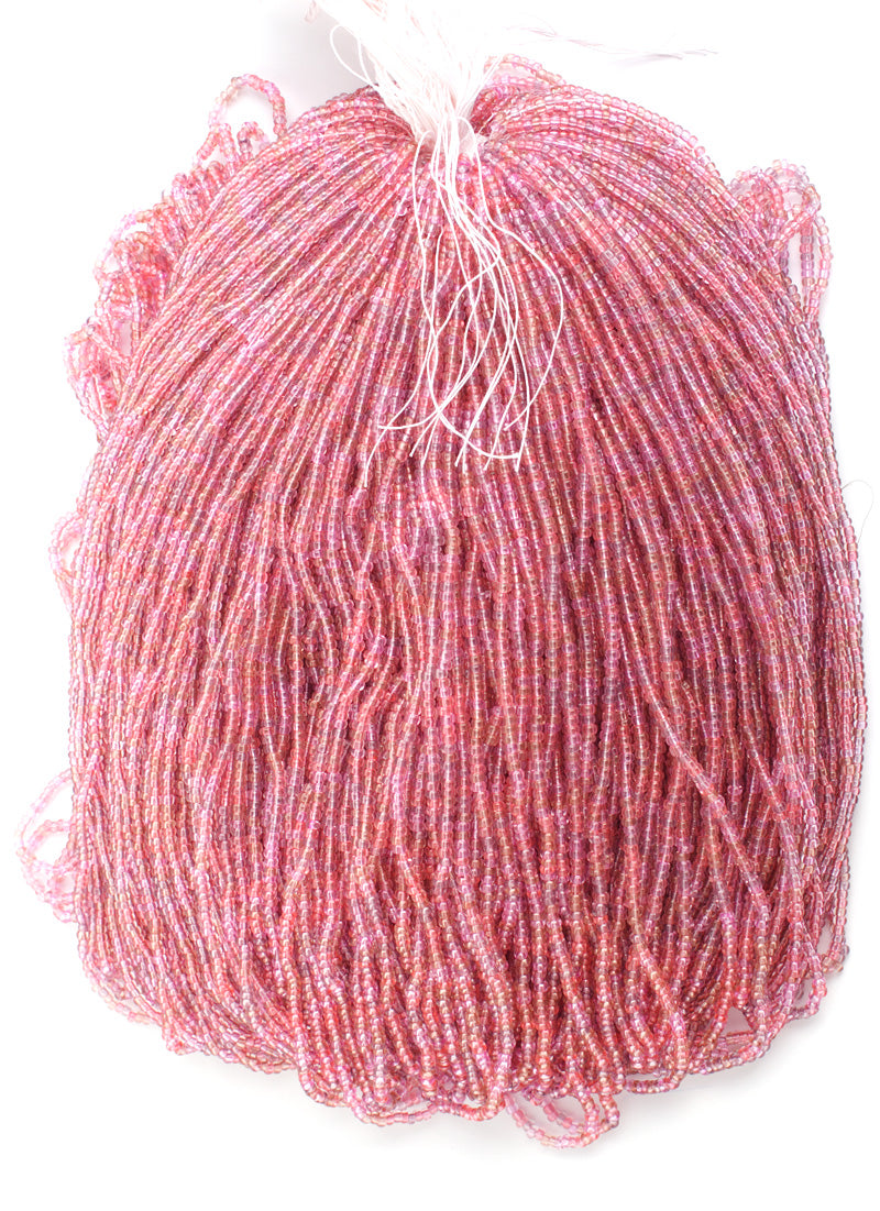 Czech Seed Bead Hank 11/0 Pink Mix | Alberta Bead Store