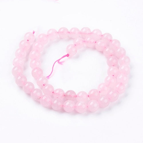 Rose Quartz Gemstone Bead | Alberta Bead Store